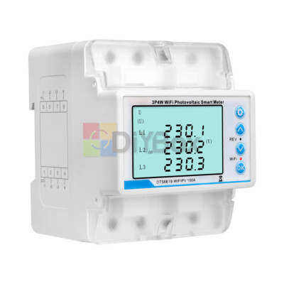 Tuya WIFI 3P4W Smart Circuit Breaker Multiple Protection Reclosing Switch 100A