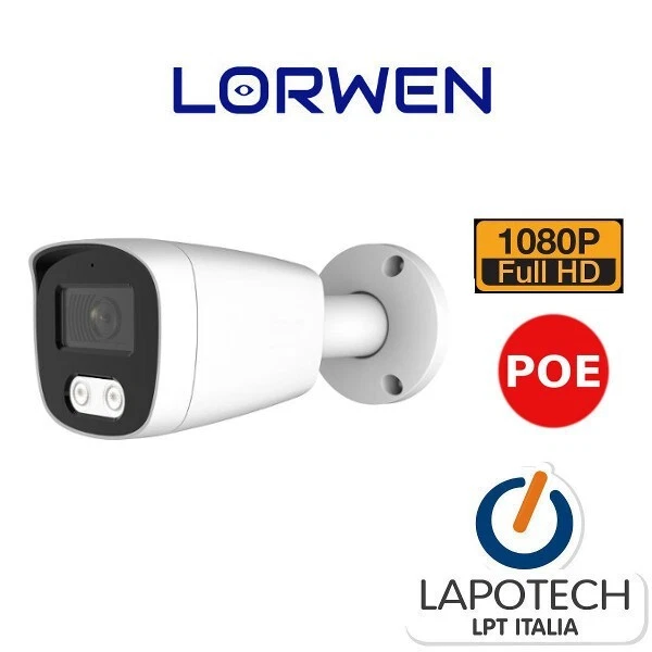 Lorwen IP CAMERA POE BA14GS2P 1080P BULLET 2MP 1080P 2 MPX WDR TELECAMERA SMART