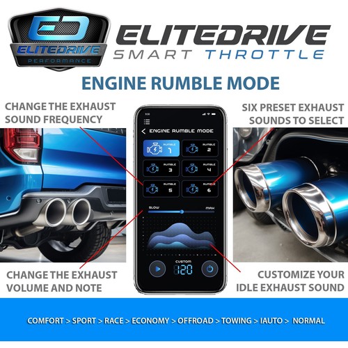 EliteDrive Smart Throttle Controller fits Ford Ranger Raptor PX3 PX4 2018 - 2025 - Picture 8 of 12