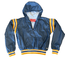 Vintage Birdie Varsity Pullover Quarter Zip USA Boys Youth M Richard Leslie 90s