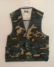 VINTAGE Game Hunter Camo Bird Hunting Vest Size L 42-44 