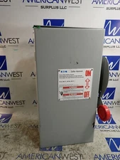 EATON DH221NRK 30 amp 240 volt Fused OUTDOOR 3R Disconnect + Neutral DIS4083