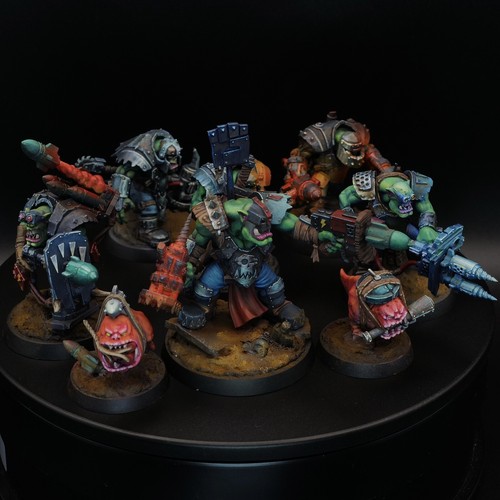 Orks Boys Pro Painted – Figurines Warhammer 40k – Peintes Par Pro