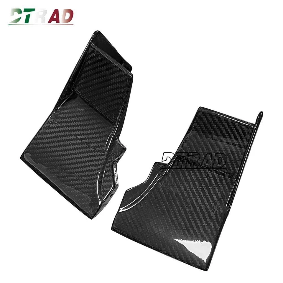 Carbon Fiber Winglets Spoiler For Kawasaki Ninja H2 R 2015-2023 Air Deflectors - Image 4 of 4