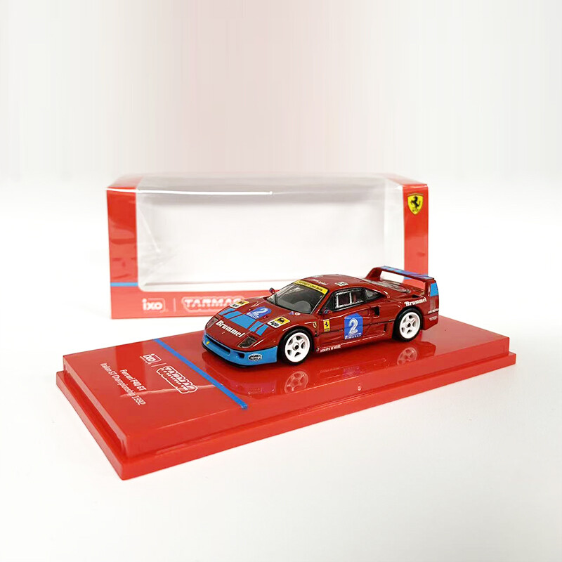 Tarmac Works 1:64 Ferrari F40 GT Italian 1992 Racing Sport Alloy Model Car