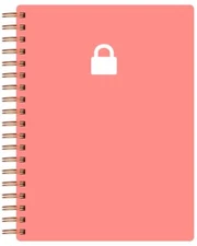 Spiral Address and Telephone Logbook with A-Z Alphabetical Tabs Organizer