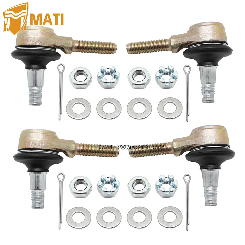 4x Tie Rod End Kit for Yamaha Kodiak 400 450 700 YFM400 YFM450 YFM700K 1993-2020 - Image 3 of 4