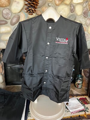Chef Cook Beauty Jacket Embroidered  Vista College We Create Opportunities S SM