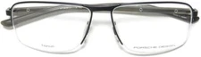 New Porsche Design Titanium Eyeglasses Optical Frame P8317 A Black w/ Case