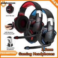 Gaming Headset For Xbox One PS4 PS5 Nintendo Switch PC 3.5mm Mic Headphones LED