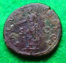 Hadrian Roman Dupondius Coin 12.37 grams 117 - 138 AD #1320L