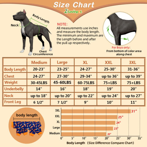 LovinPet Hunde Pyjama Kleidung leicht dehnbar Druck Post Operation Overall - Bild 5 von 7