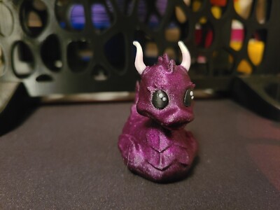 Dragon Duck 3D Printed Mini Size Jeep Duck Plastic Detailed Cute Hatchling