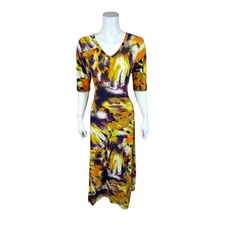 Attitudes by Renee Women's Como Jersey Illusion Waist Maxi Dress XX-Small Size