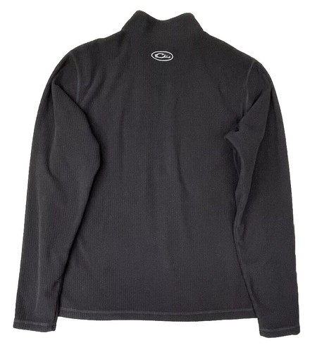 Drake Fleece Pullover Men’s Size Large Black Outdoors Hunting Fishing Warm Light - Picture 4 of 10