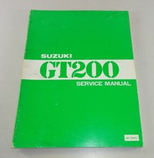 Maintenance Manual/Manual Suzuki Gt 200 - Edition 1979