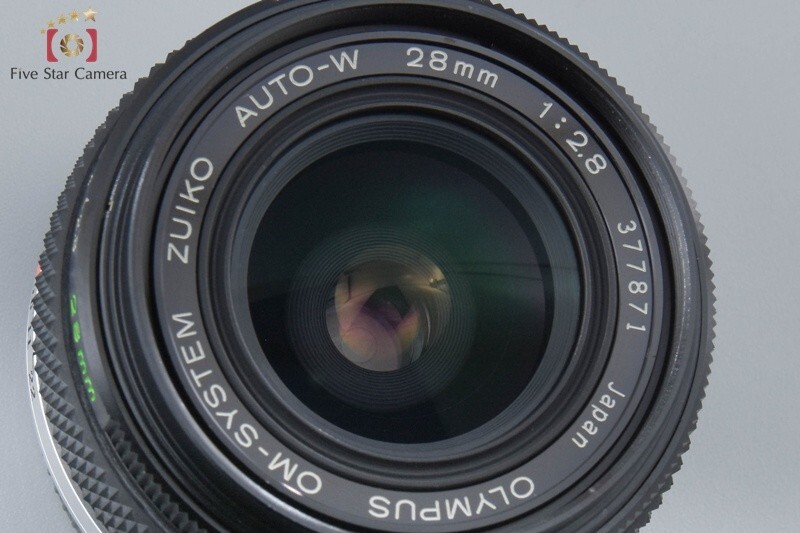 【美品】OLYMPUS ZUIKO AUTO-W 28mm F2.8 Olympus OM Zuiko Auto-W 28mm f2.8 Wide Angle Prime Lens [MINT-]