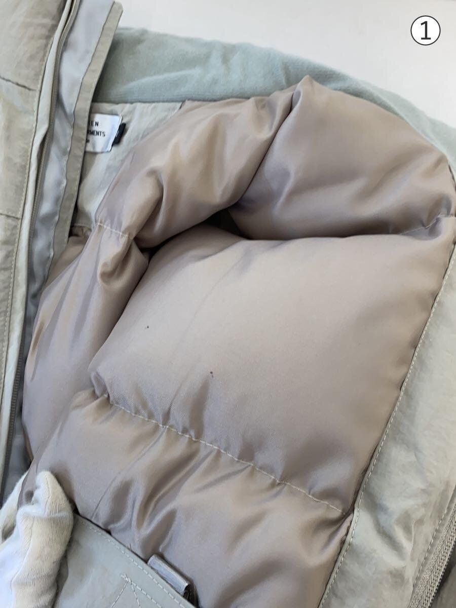 Other Brands Down Jacket DAVID CHEN M Nylon Silver Plain