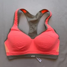 Victoria Secret Incredible Sport Bra 32C Underwire Padded Racerback High Support