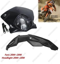 Masque De Phare Universel One Duke Noir Et Garde-Boue Noir