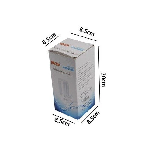 DISPENSER EROGATORE SAPONE LIQUIDO DA PARETE MURO BAGNO ABS 380 ML ARGENTO - Imagen 5 de 6