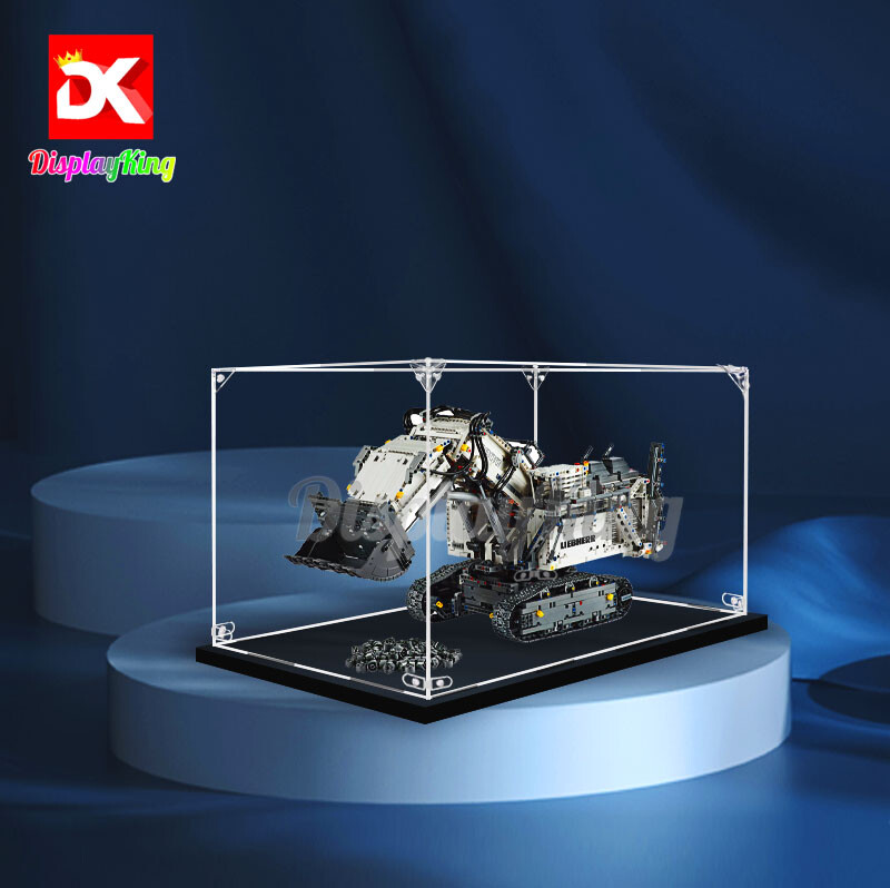 DK-Display Case with Screw for Lego Liebherr R9800 Excavator 42100(Sydney  Stock)