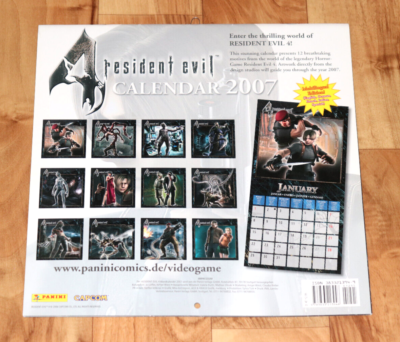2007 Resident Evil 4 Very Rare German Calendar Capcom Ada Wong