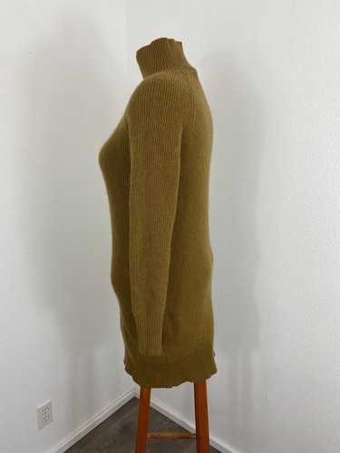 Boden Women’s Sweater Tunic/Dress 6 Alpaca Blend Camel Knit Turtle Neck Fitted - Picture 11 of 14