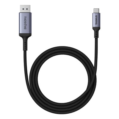 Baseus High Definition Series USB-C auf DisplayPort 1.4 8K 60Hz Kabel in Schwarz