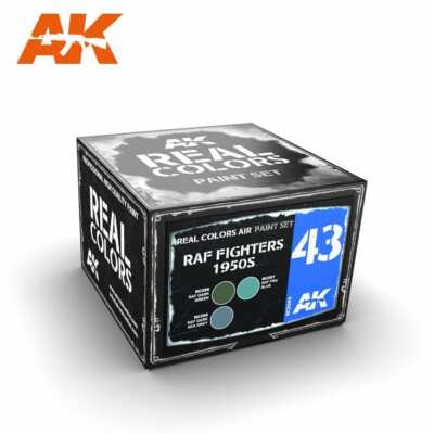 REAL COLORS RAF Fighters 1950s 10 ML PAINT AK INTERACTIVE RCS43