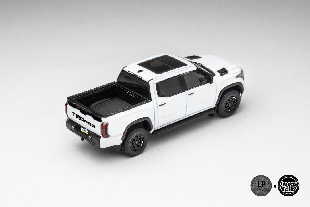 GCD LP DiecastTalk 2024 Toyota Tundra TRD Pro Truck Ice Cap White