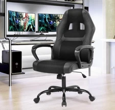 Best Massage Racing Ergonomic Computer Gaming Chair - Black