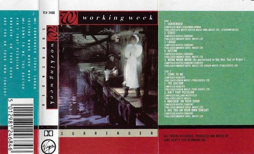 WORKING WEEK SURRENDER CASSETTE ALBUM 10track Soul-Jazz, Acid Jazz, Cool Jazz - Picture 11 of 11