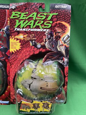 Transformers Beast Wars Deluxe TERRORSAUR + RATTRAP Kenner New