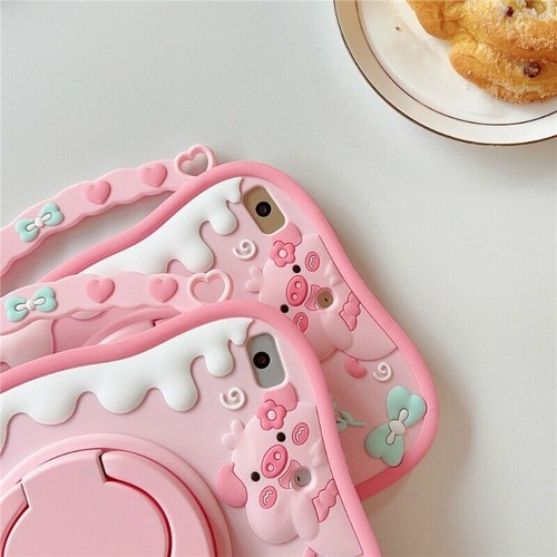 Kids Cartoon Shockproof Case Rotate Cover For iPad 5 6 7 8 9 10 Gen PRO Air Mini - Picture 5 of 20