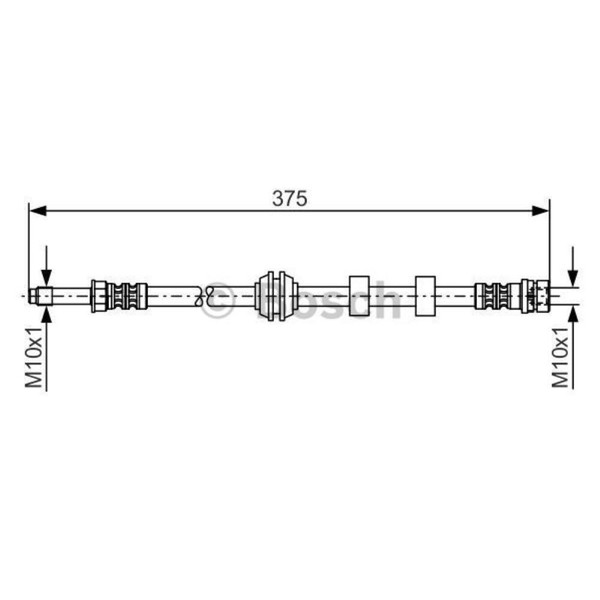 Bosch Bremsschlauch Bremsleitung Vorne FüR Ford Mondeo II Turnier I-image