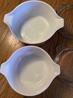 VINT. PYREX AUTUMN HARVEST WHEAT CASSEROLE DISHES (2) W/LIDS 2 1/2 QT & 1 1/2 QT — photo 2