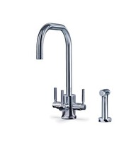 Triflow Churchill U with Rinse – Three-way kitchen filter tap