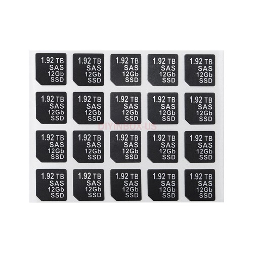 Lot of 40 Capacity Sticker Labels for DELL G14 G15 DXD9H X7K8W HDD Tray Stickers - Picture 67 of 189