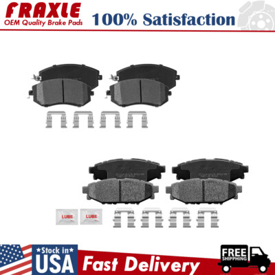 Front and Rear Ceramic Brake Pads for Subaru Legacy Outback Forester Impreza