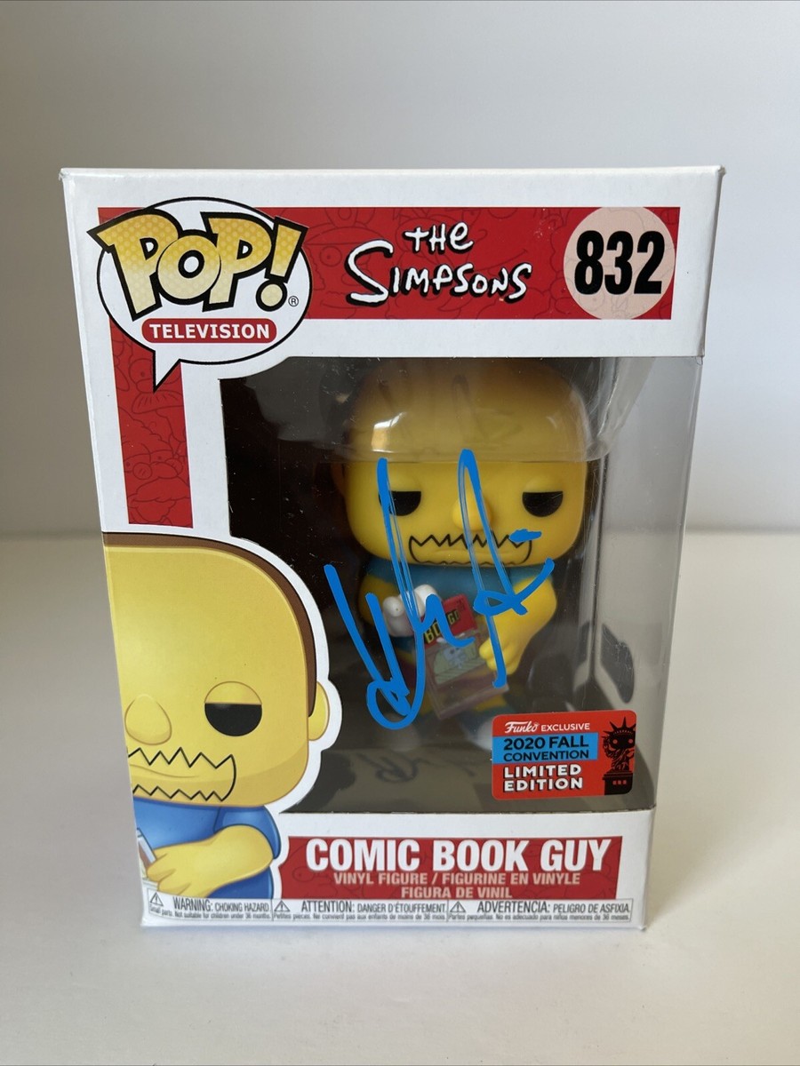 Hank Azaria Signed Autographed Comic Book Guy Simpsons Funko