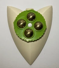 Vintage Melnor Turret Sprinkler Beige & Avacado Green Sprays 4 Different Shapes