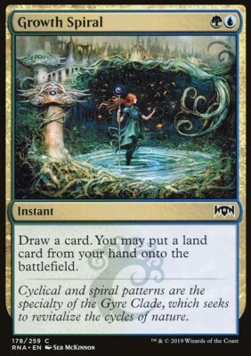 MTG Magic the Gathering Growth Spiral (178/296) Ravnica Allegiance LP