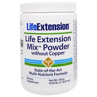 Mix Powder Without Copper, 14.81 Oz (420 G) - Life Extension Mix Powder Without Copper, 14.81 Oz (420 G) - Life Extension