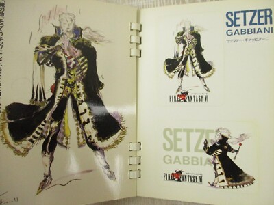 ファイナルファンタジーⅥ character collections FINAL FANTASY VI 6 CHARACTER COLLECTIONS w/Card Art Japan