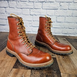 Red Wing 899 Soft Toe Lace Up Work Boots Mens 10 D Vintage red wing 899 - Gem main image 4