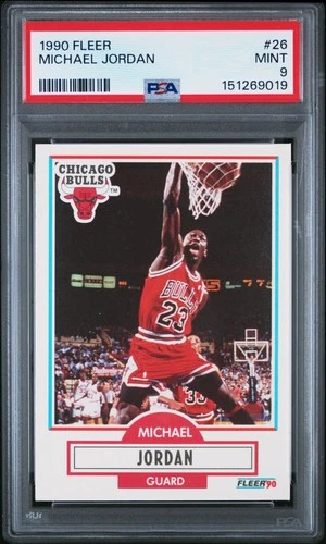 1990 Fleer #26 Michael Jordan PSA 9