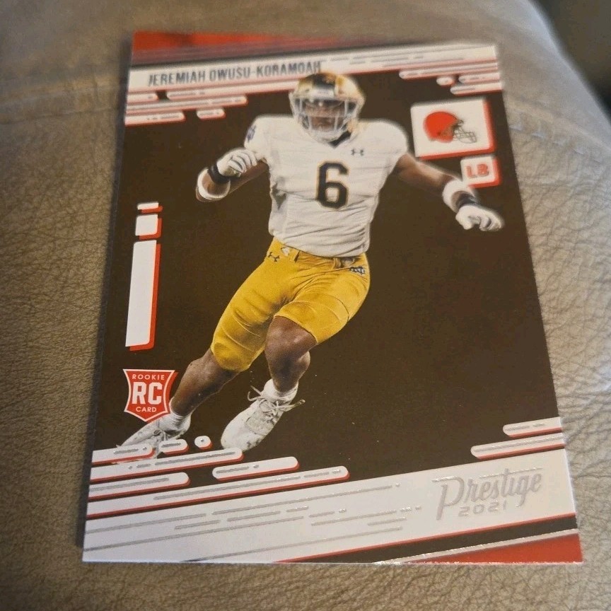 2021 Panini Prestige Jeremiah Owusu-Koramoah 249  RC  Cleveland Browns