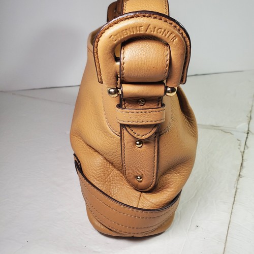 VTG ETIENNE AIGNER Handbag Shoulder Bag Purse Soft Tan Leather Pockets *Flaws* - Picture 5 of 17