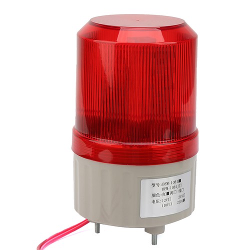 Luce lampeggiante rotante 220VAC luce di avvertimento LED rossa diametro 75 mm - Foto 1 di 7